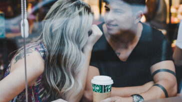 couple in cafe
