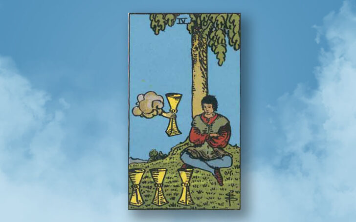 four of cups upright meaning