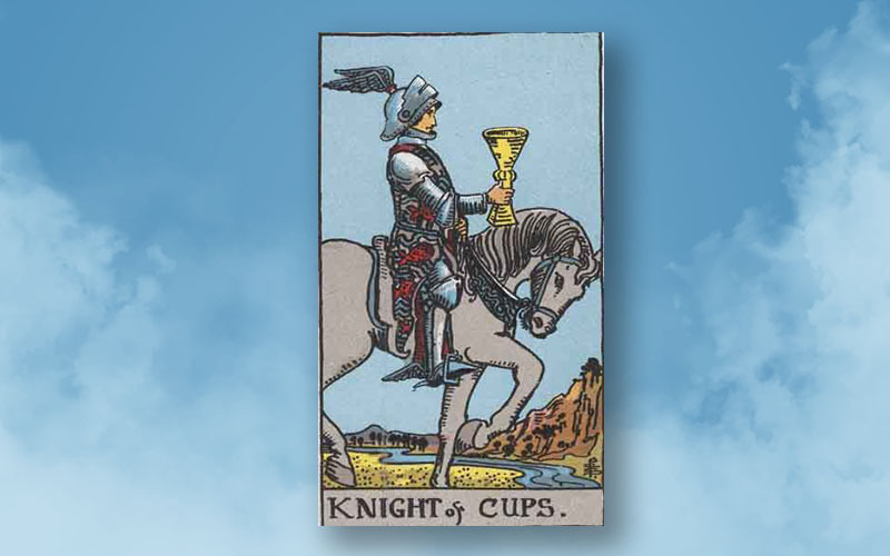 Knight Of Cups Tarot Card Meanings Upright Reversed Mindful Cupid   Knight Of Cups 