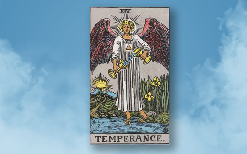 Temperance tarot card meanings (upright & reversed) - Mindful Cupid