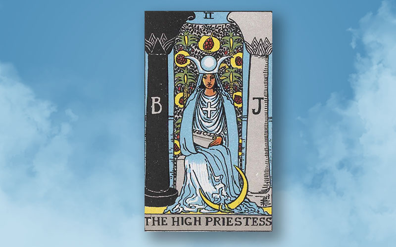 The High Priestess Tarot Card Meanings (upright & Reversed) - Mindful Cupid